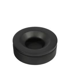Posacenere nero Barbados Small di Angelo Mangiarotti