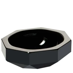 Posacenere piccolo nero Ottagoni