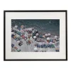 Positano Beach Stampa con cornice di Slim Aarons