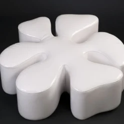 Pouf bianco Margaret