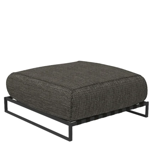 Pouf da esterno Casilda grigio scuro