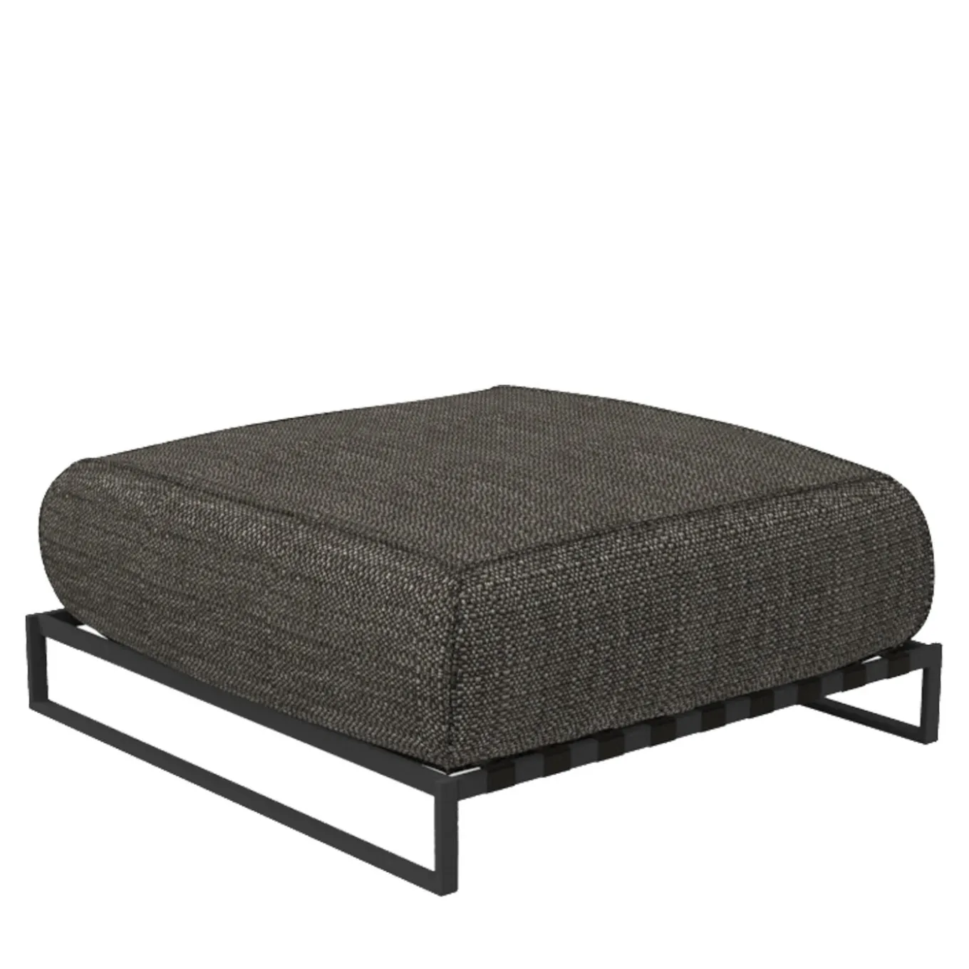 Pouf da esterno Casilda grigio scuro
