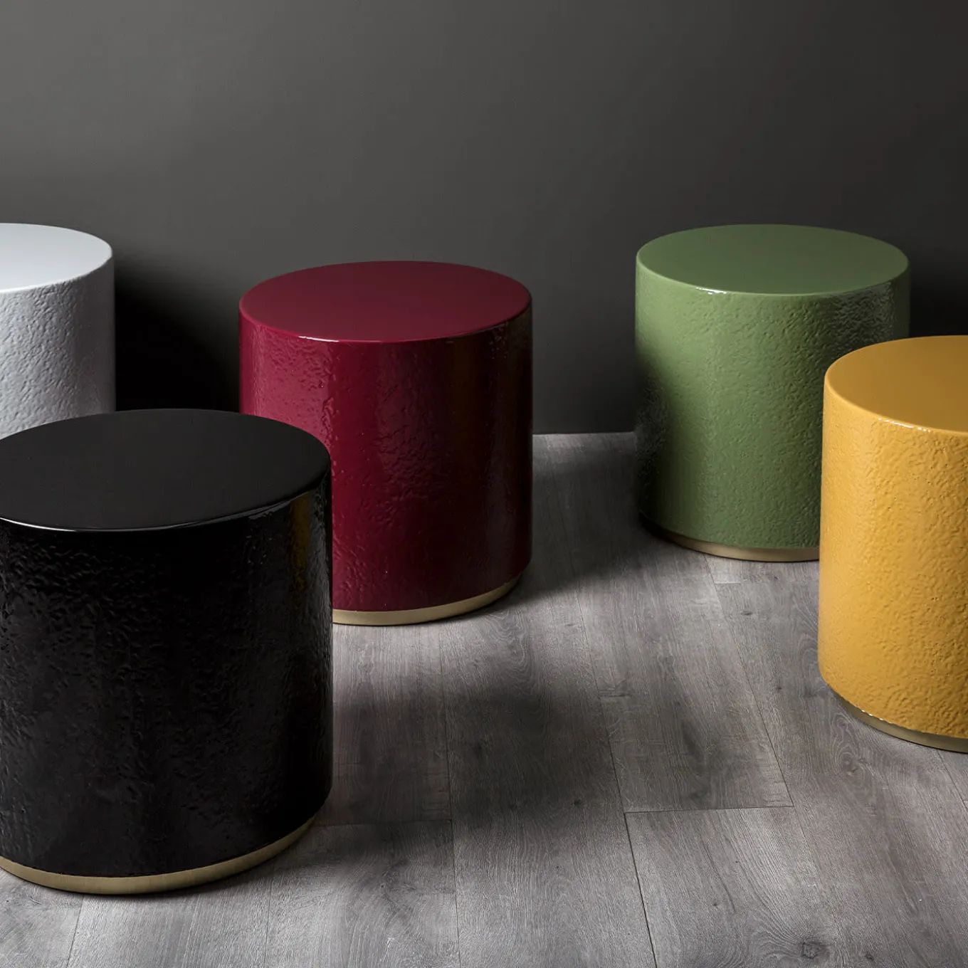 Pouf e tavolino verdi
