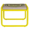 Pouf giallo Locus Solus di Gae Aulenti