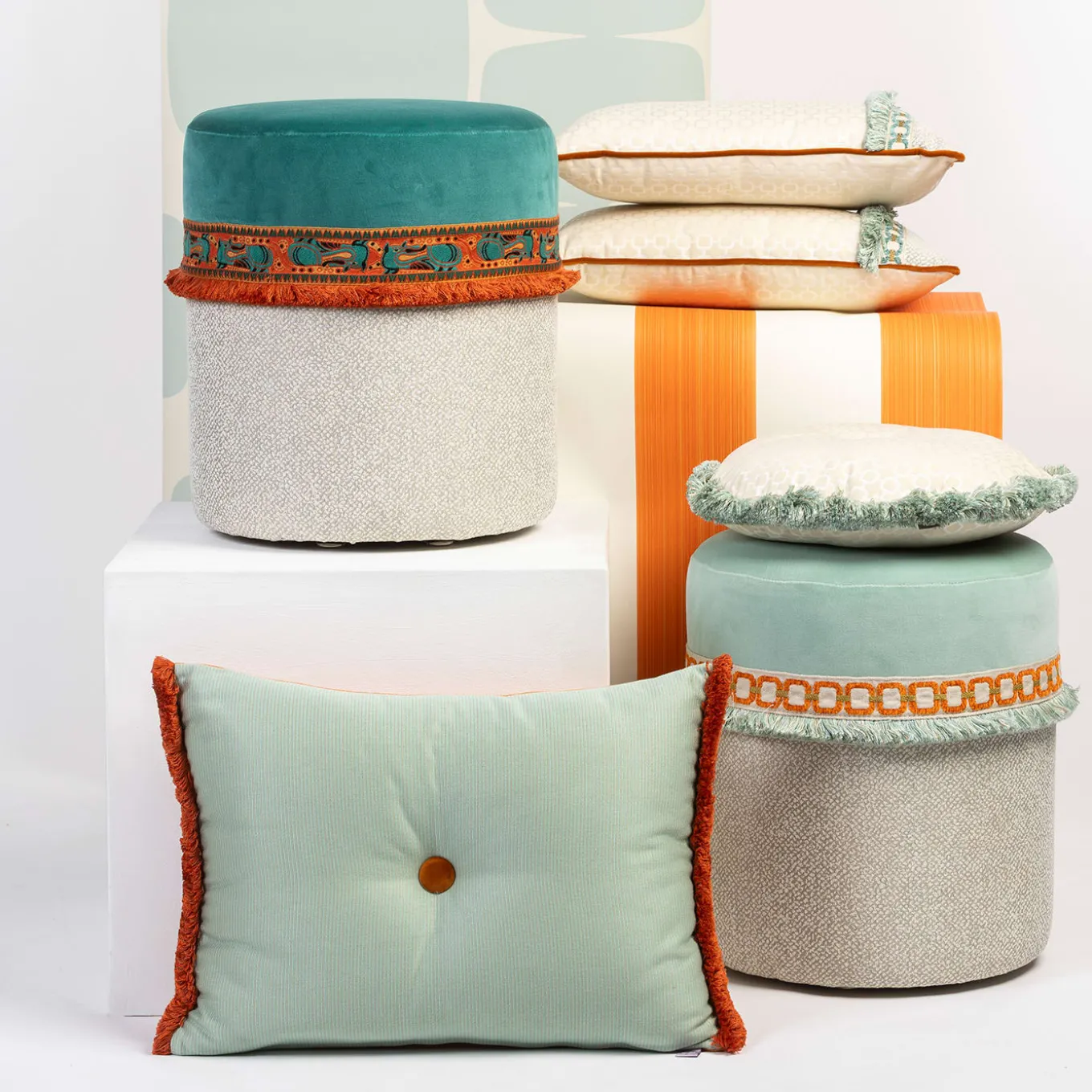 Pouf in Edizione Limitata POPHUG di Pistacchio&Caffé #1