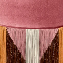 Pouf in velluto rosa Treasure di Lorenza Bozzoli