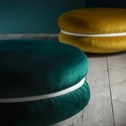 Pouf Macaron Mustard