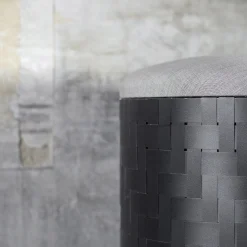Pouf nero Mastio