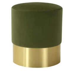 Pouf verde Chione