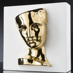 Psiche di Capua Vaso bianco e oro