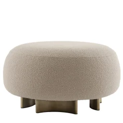 Punto e Virgola Pouf rosa cipria