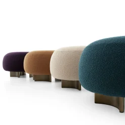Punto e Virgola Pouf rosa cipria