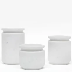 Pyxis Piccolo vaso bianco Michelangelo di Ivan Colominas