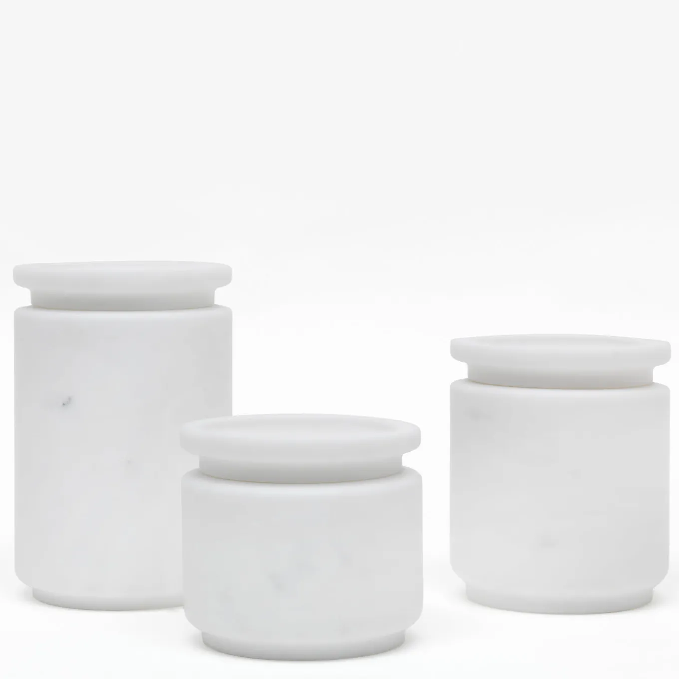 Pyxis Piccolo vaso bianco Michelangelo di Ivan Colominas