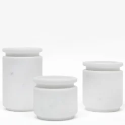 Pyxis Vaso grande bianco Michelangelo di Ivan Colominas