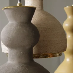 7307/R Lampada a sospensione Allegra Rosa Sabbiato