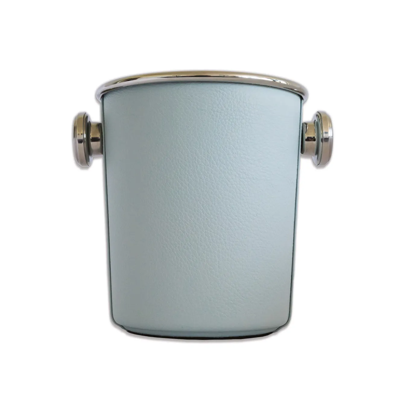 Raffreddatore di ghiaccio per champagne in oro e azzurro