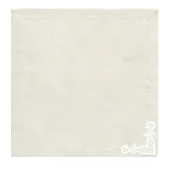 Rinascimento Set di 2 tovaglioli di lino ricamati beige