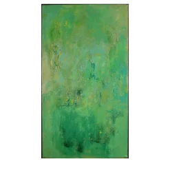 Rinascita Verde Dipinto Astratto di Giuseppe Caiafa