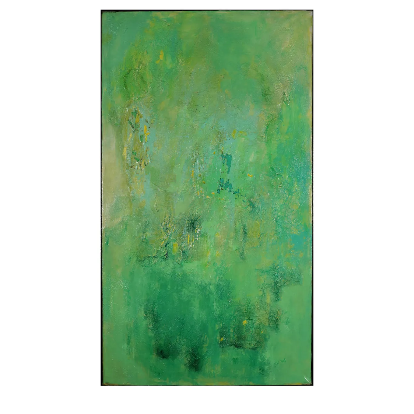Rinascita Verde Dipinto Astratto di Giuseppe Caiafa