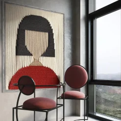 Ritratto arazzo multicolore #1