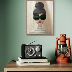 Ritratto Arazzo multicolore #3