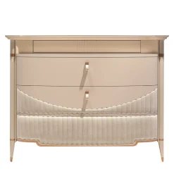 Roger - Comò a 4 cassetti beige