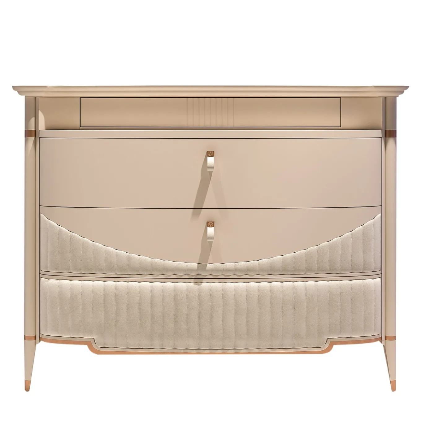 Roger - Comò a 4 cassetti beige