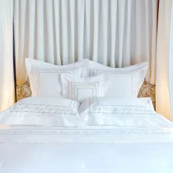 Roma Bianco e argento oliva US King Sham