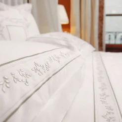 Roma Bianco e argento oliva US King Sham