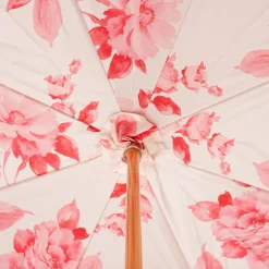 Rosa d'oro con manico in resina placcata Ombrello