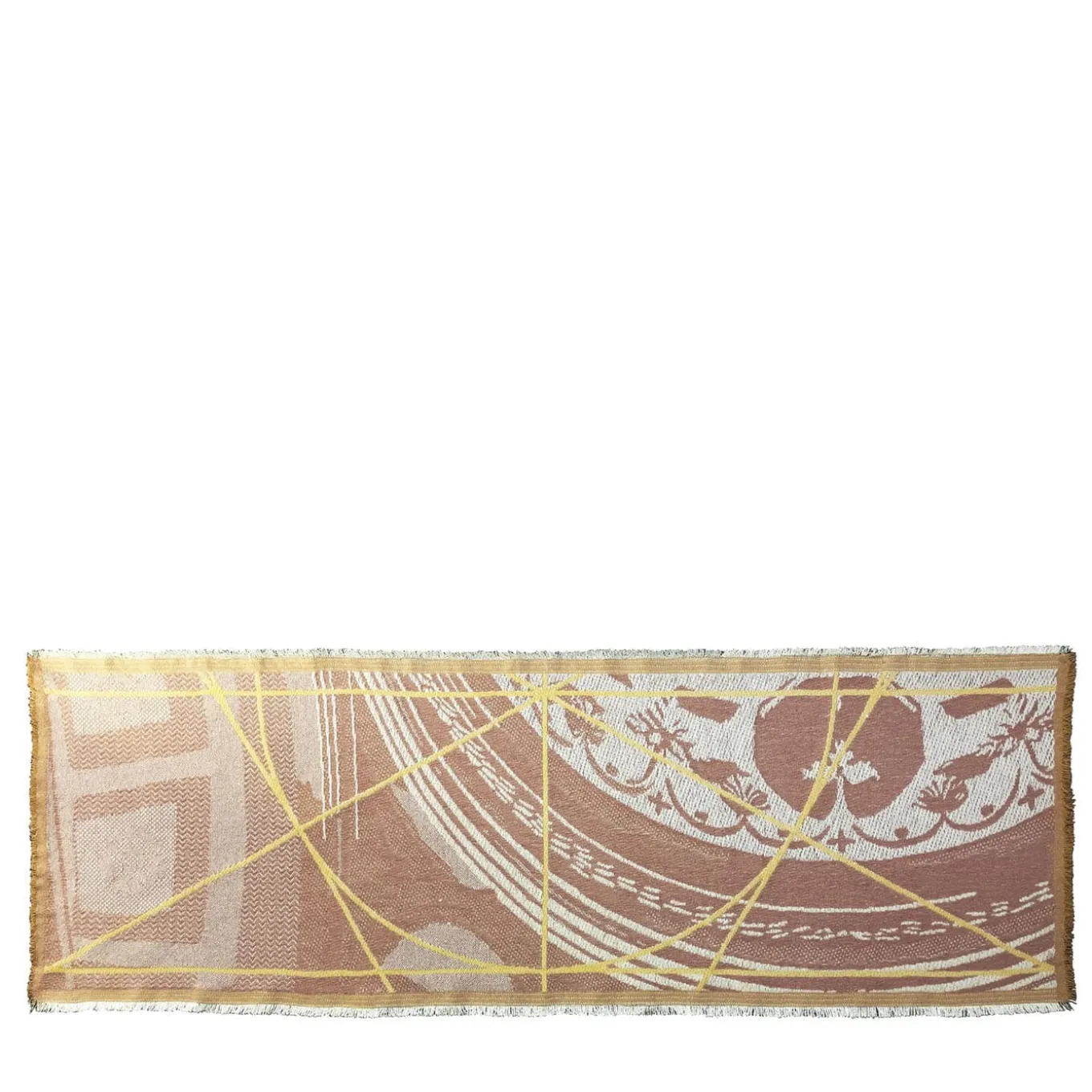 Runner double face Borromini in rosa e giallo Titty