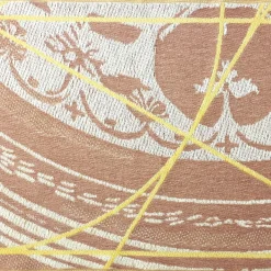 Runner double face Borromini in rosa e giallo Titty