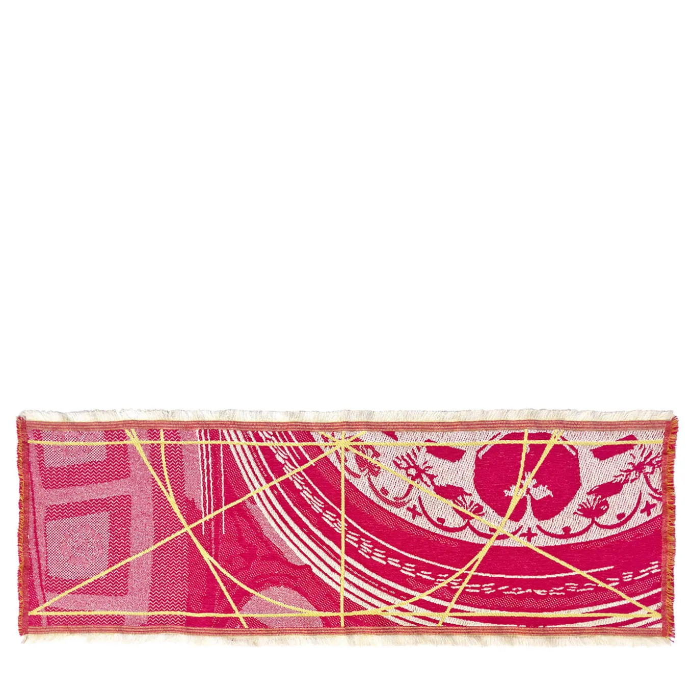 Runner Double Face Borromi in Fucsia e Giallo Plankton