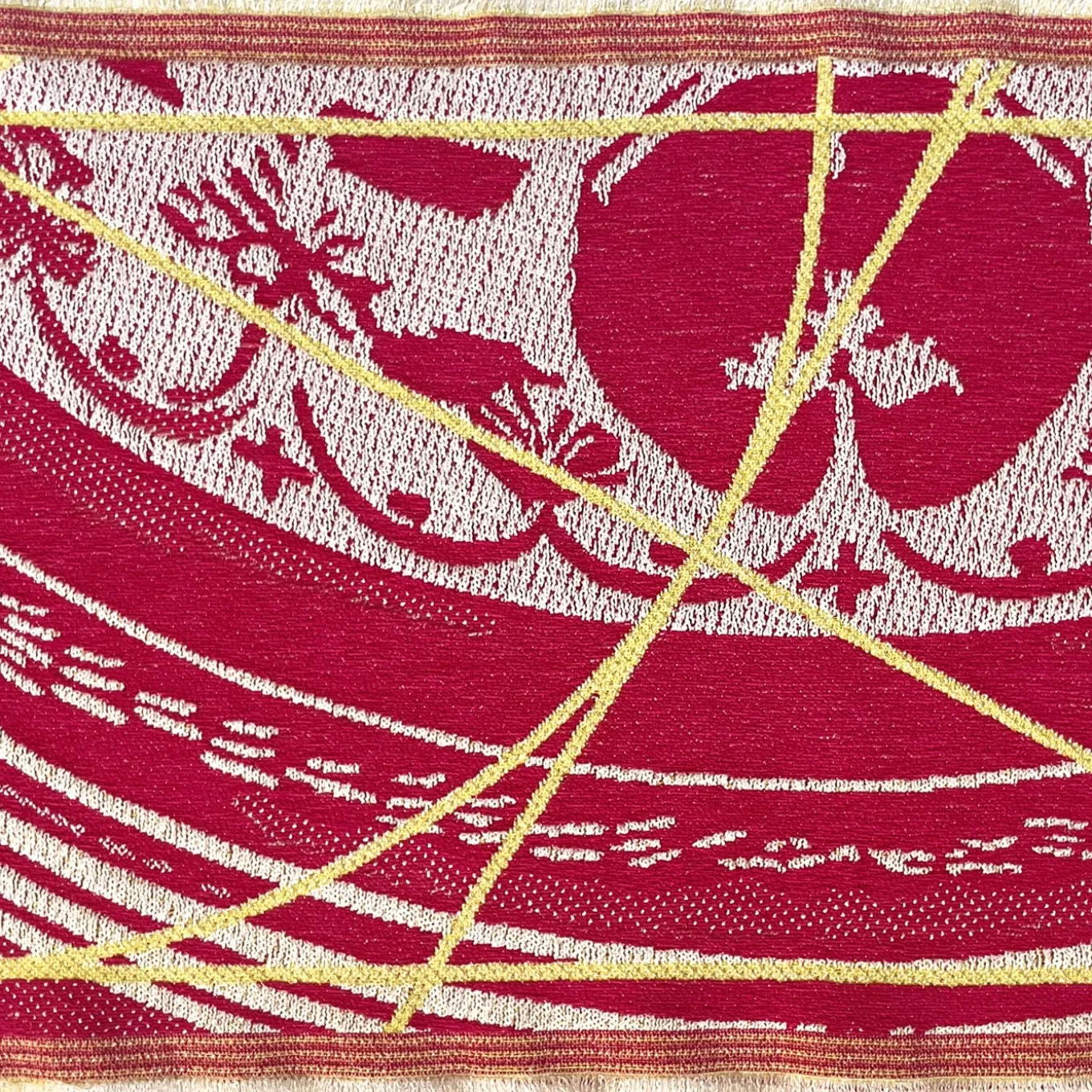 Runner Double Face Borromi in Fucsia e Giallo Plankton