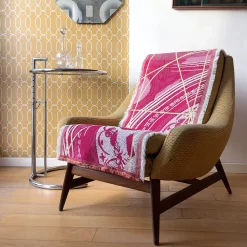 Runner Double Face Borromi in Fucsia e Giallo Plankton