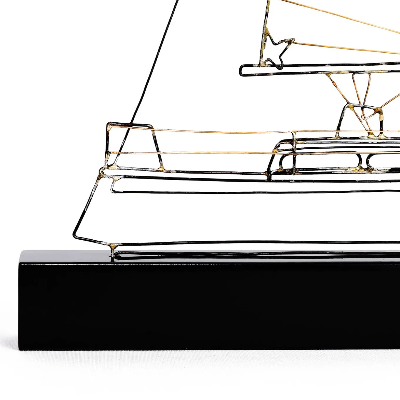 Saint Barth Barca a vela in metallo