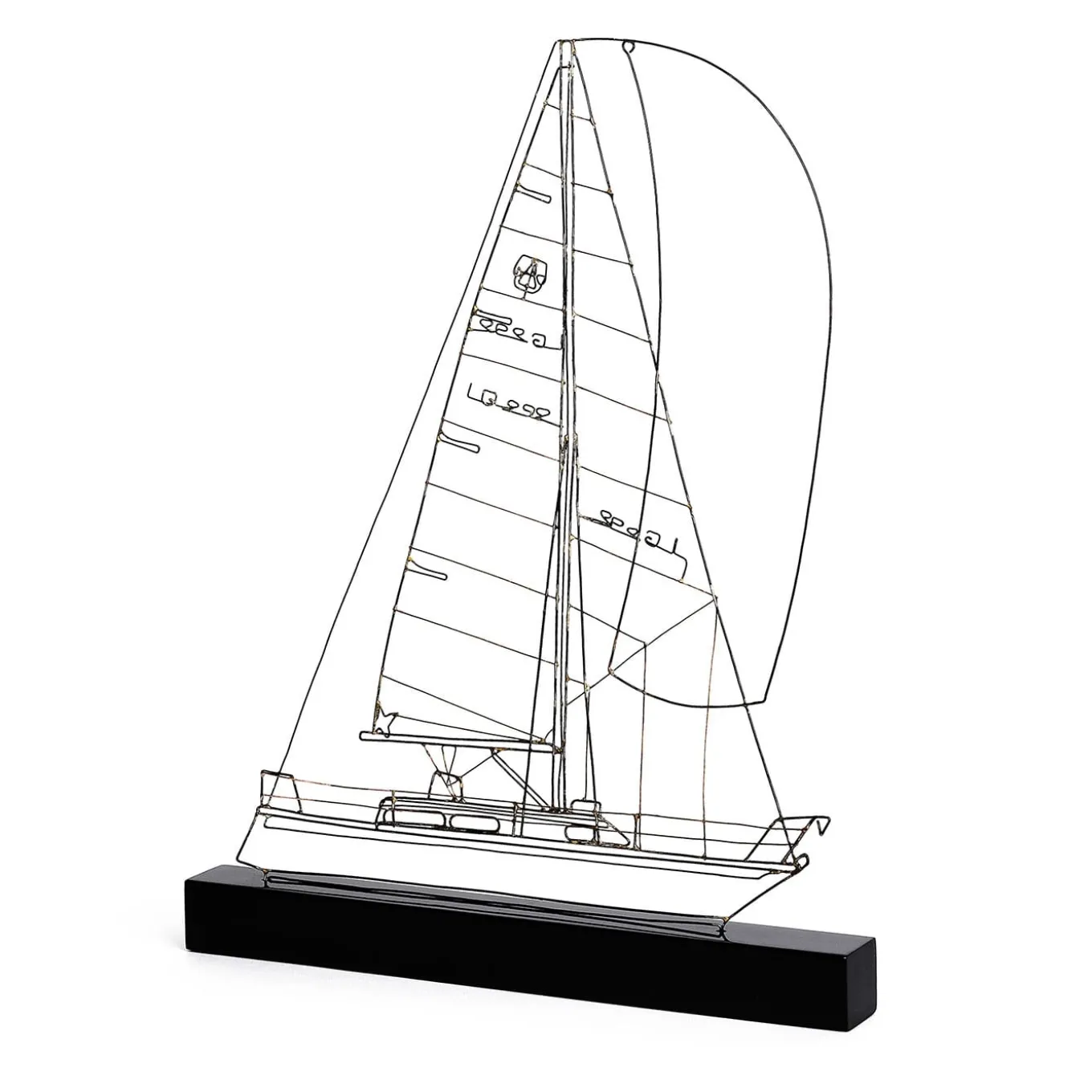 Saint Barth Barca a vela in metallo