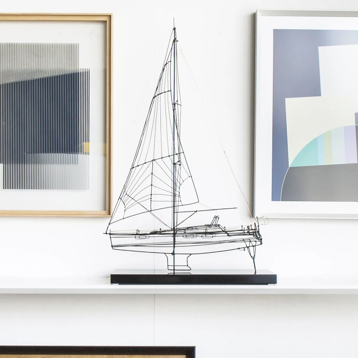 Saint Barth Barca a vela in metallo