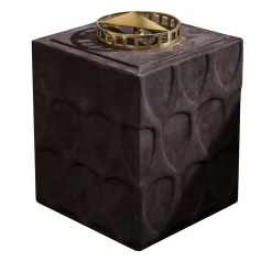 Scatola Bruto marrone scuro