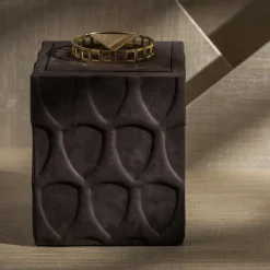 Scatola Bruto marrone scuro