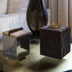 Scatola Bruto marrone scuro