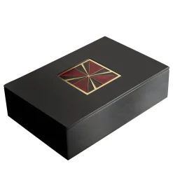 Scatola Cloisonné Laccata Nera