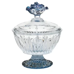 Scatola con piedini Milano bicolore e pomello a forma di fiore #1