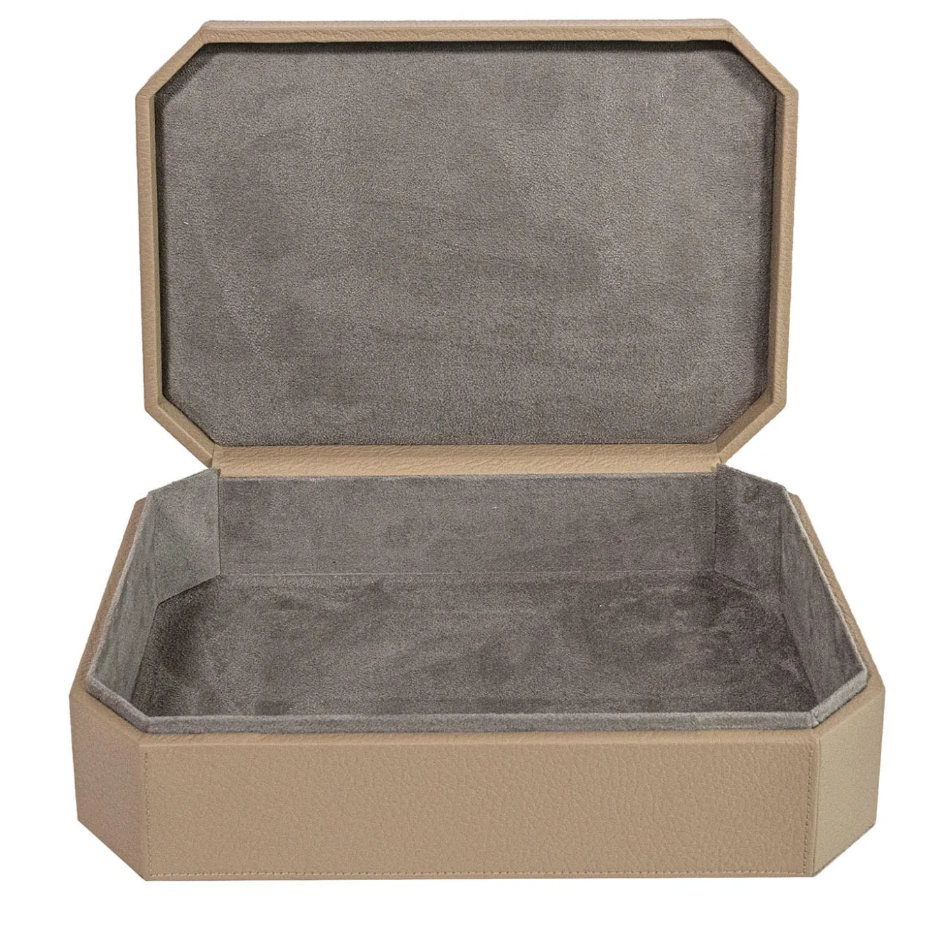 Scatola Del Monte in pelle Beige Tamarone
