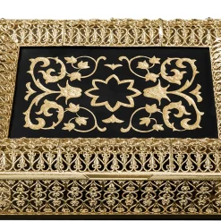 Scatola di lusso con cerniera in oro