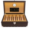 Scatola Humidor per 100 Sigari in Marrone Cacao