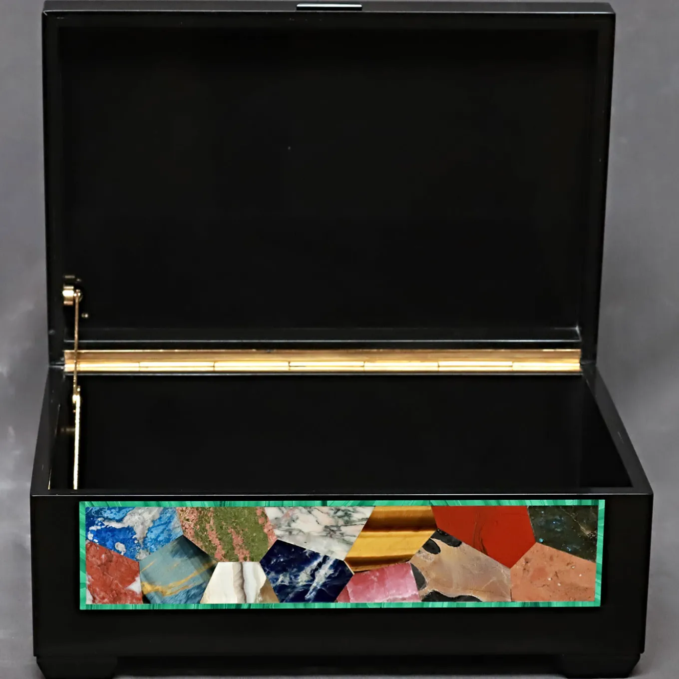 Scatola in marmo policromo Arlecchino