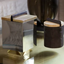 Scatola Kan marrone scuro