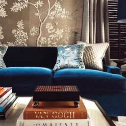 Scatola Limbor marrone scuro/arancio